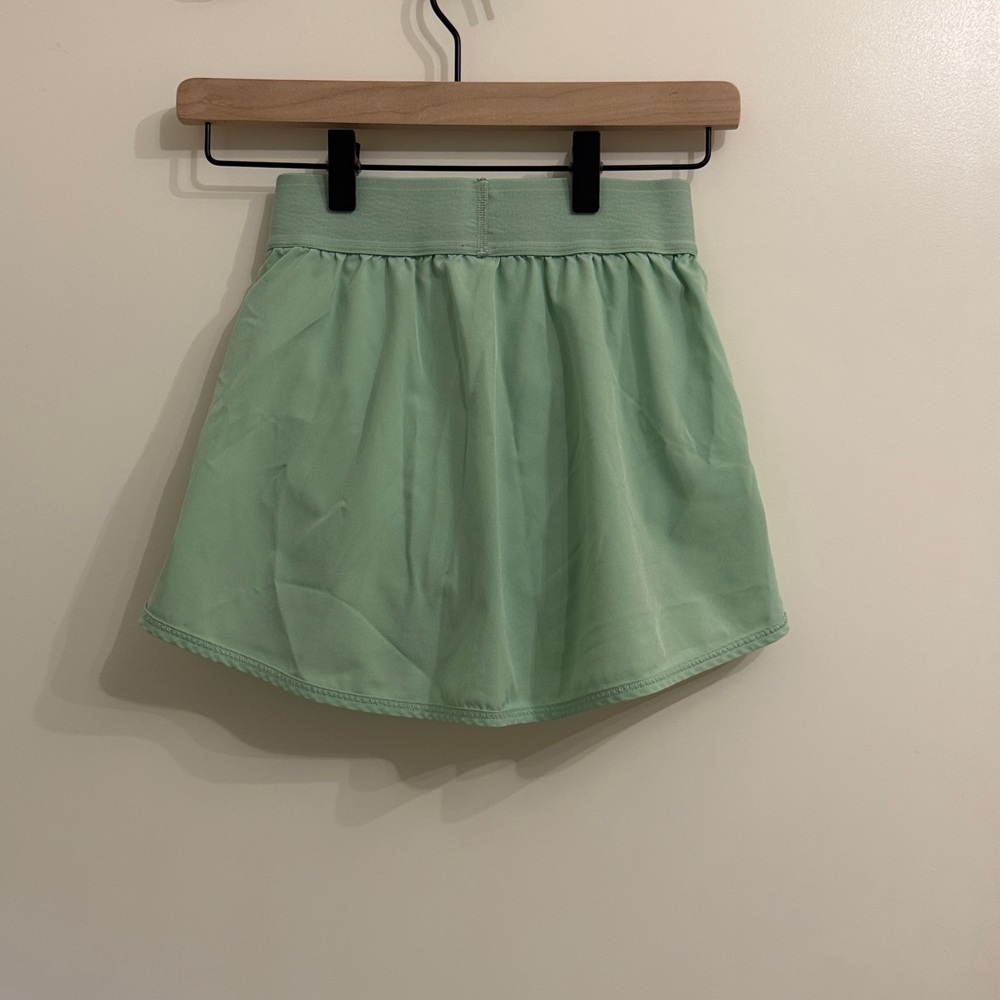 Alo Match Point Skirt Mint Green — XXS - Picture 2 of 2